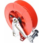 Stainless steel / ABS hp hose reel  with automatic winding system. Delivered excluding hose.