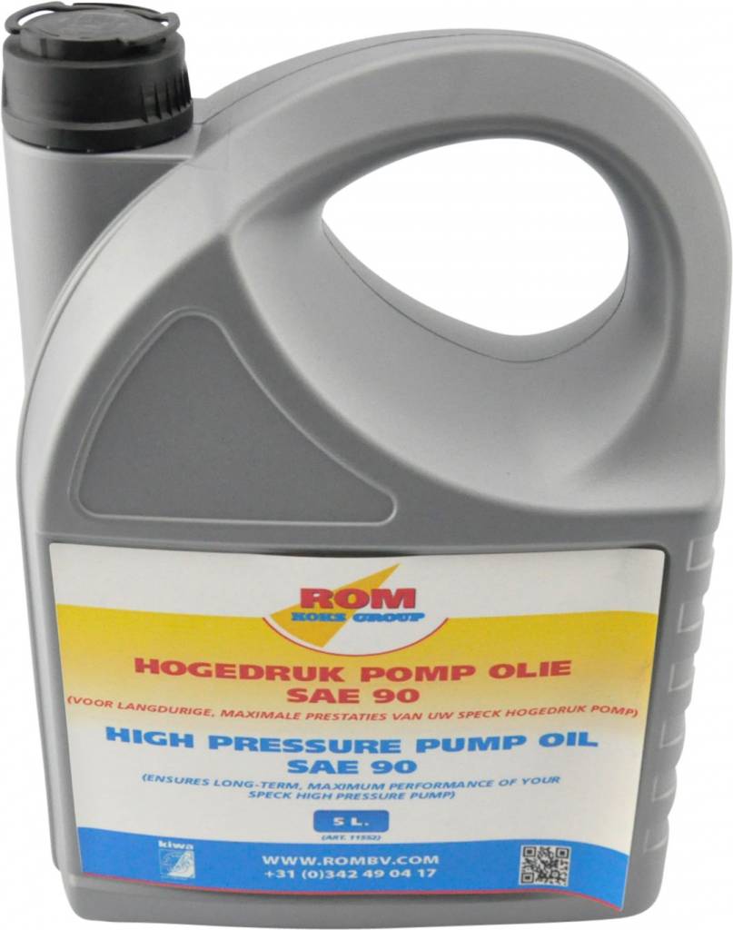 uitlokken Shipley Universeel ROM Hogedruk pomp olie SAE 90 (5 liter kan) - rompartsshop.com