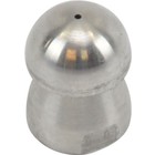 Standard pipe cleaning nozzle with front beam (33) 1/2'' stainless steel<br />
(33116-6)