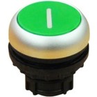 Push button element green