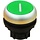 Push button element green