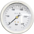 Pressure gauge  0/250 bar 1/2" rear connection for ROM 900