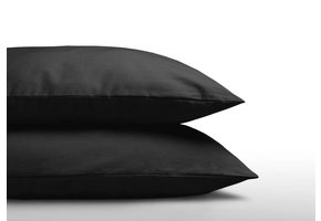 Kussensloop Katoen Zwart (2 in 1)