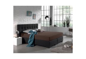 Jersey Matras Hoeslaken 135 gr Deep Taupe