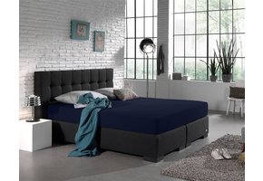 Jersey Matras Hoeslaken 135 gr Indigo Blue