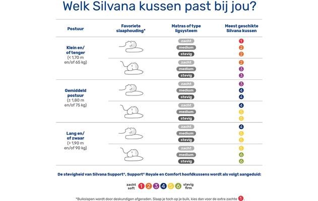 Silvana | Support Royale Hoofdkussens met neksteun
