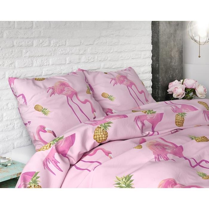Sleeptime Tropical Flamingo Pink