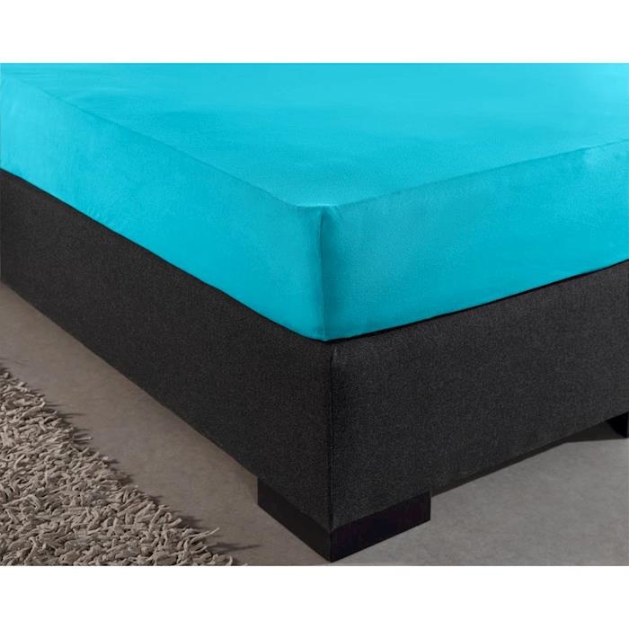 Hoeslaken Jersey 135 gr. Turquoise