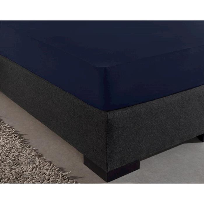 Hoeslaken Jersey 135 gr. Indigo Blue