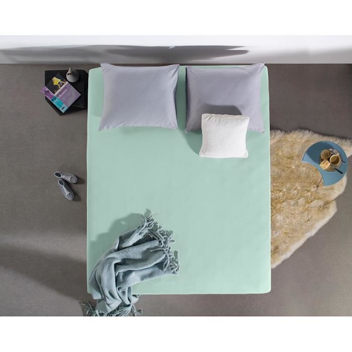 Hoeslaken Jersey 135 gr. Pastel Blue