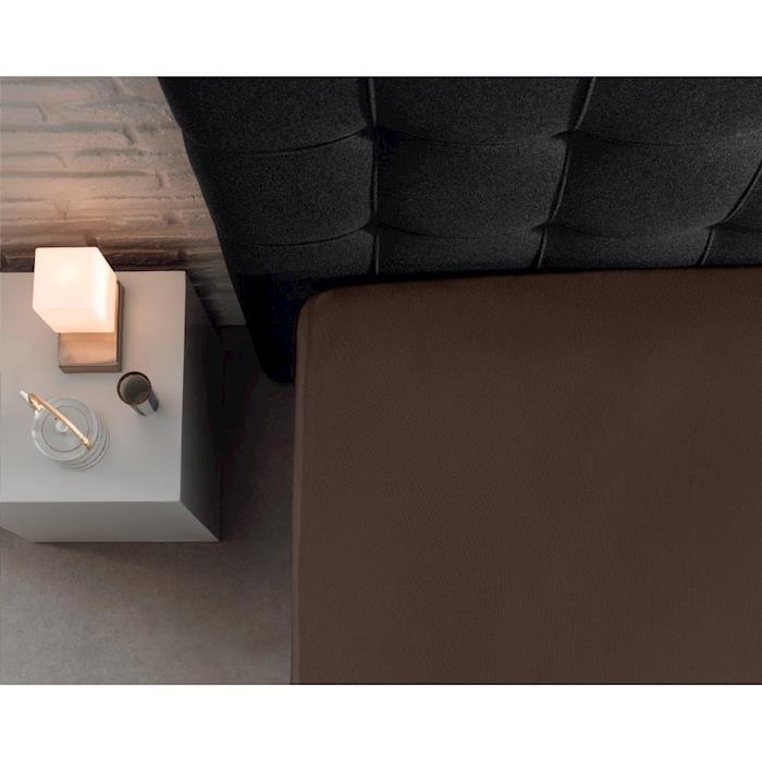 Hoeslaken Jersey 135 gr. Deep Taupe