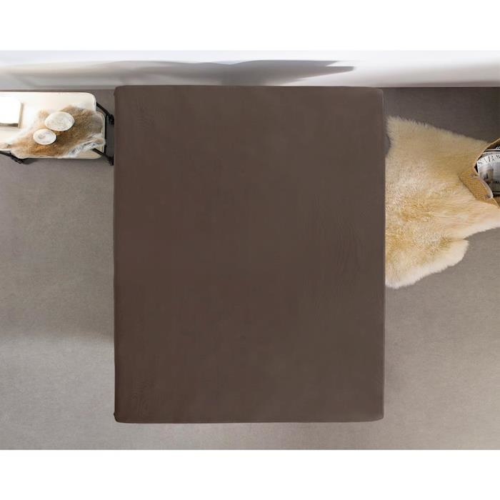 Hoeslaken Jersey 135 gr. Deep Taupe