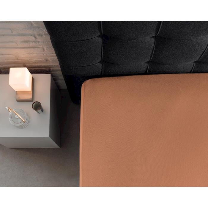 Hoeslaken Dubbel Jersey Pastel Orange