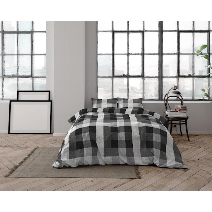 Steef Anthracite - flanel