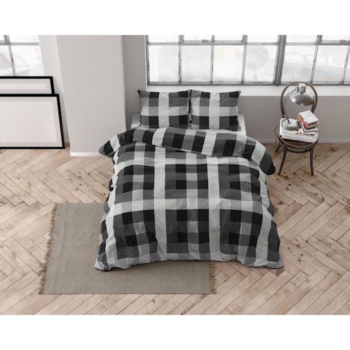 Steef Anthracite - flanel