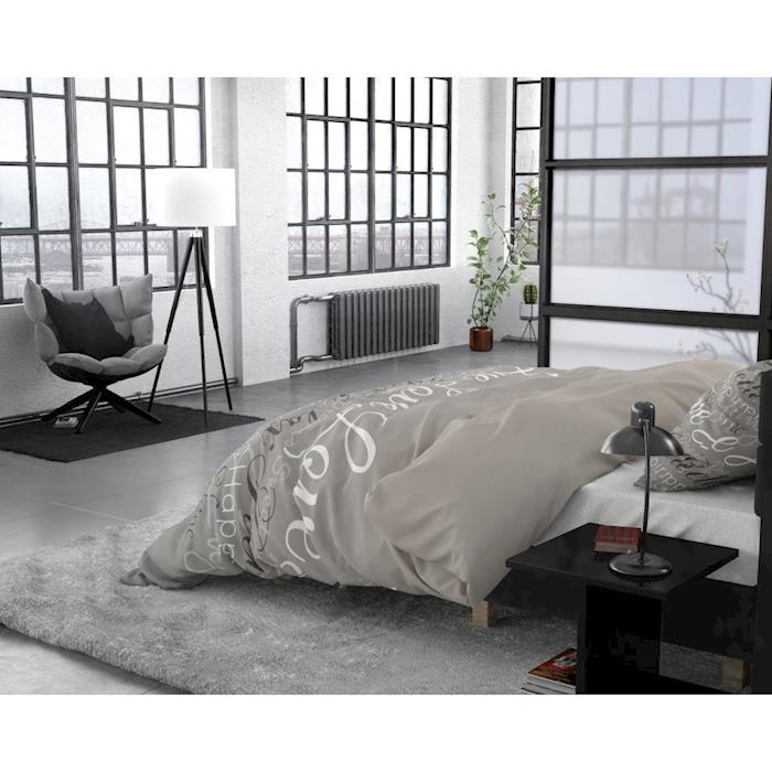 Love and Relax Taupe flanel