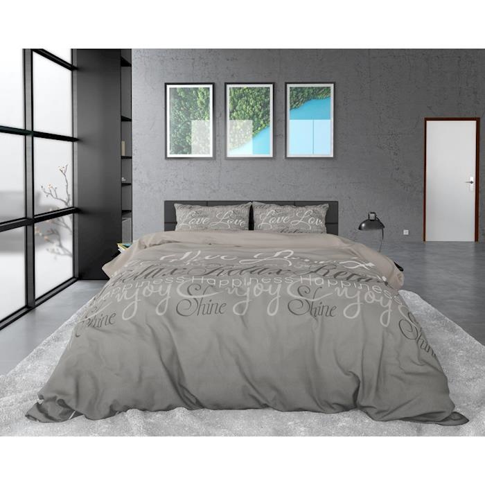 Love and Relax Taupe flanel