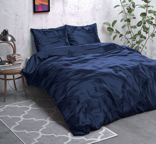 Beauty Skin Care  Navy glanssatijn