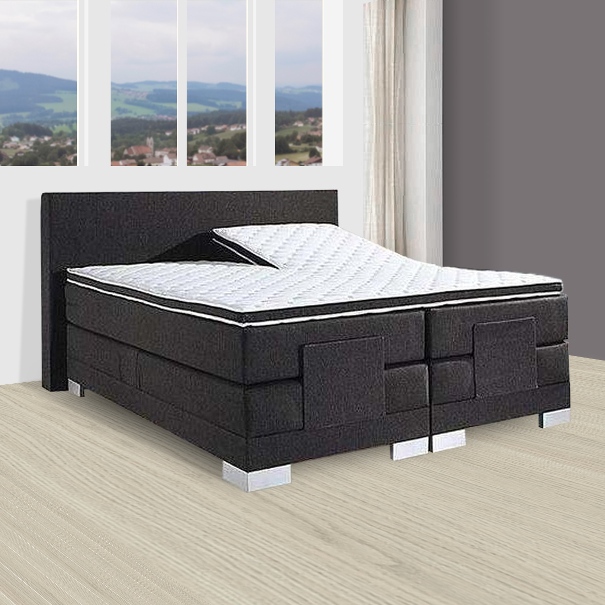 Luxe Elektrische Boxspring - Beddenbriljant