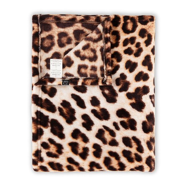 Zo!Home Leopard Plaid Brown