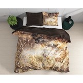 Inferno Taupe katoen-satijn