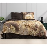 Inferno Taupe katoen-satijn