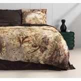 Inferno Taupe katoen-satijn