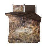 Inferno Taupe katoen-satijn