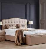 Opbergbed Luxor Taupe Leatherlook
