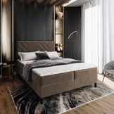 Boxspring Chevron met Opbergruimte