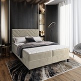 Boxspring Chevron met Opbergruimte