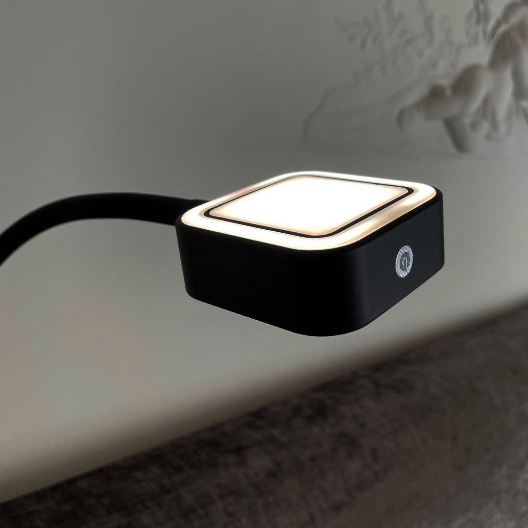 Bedlamp Straight Zwart - 2 stuks - incl. stekkertrafo en verdeler