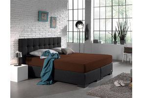 Dubbel Jersey Matras Hoeslaken Bruin 220 gr