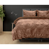 Crushed Velvet Katoen Wood Bruin