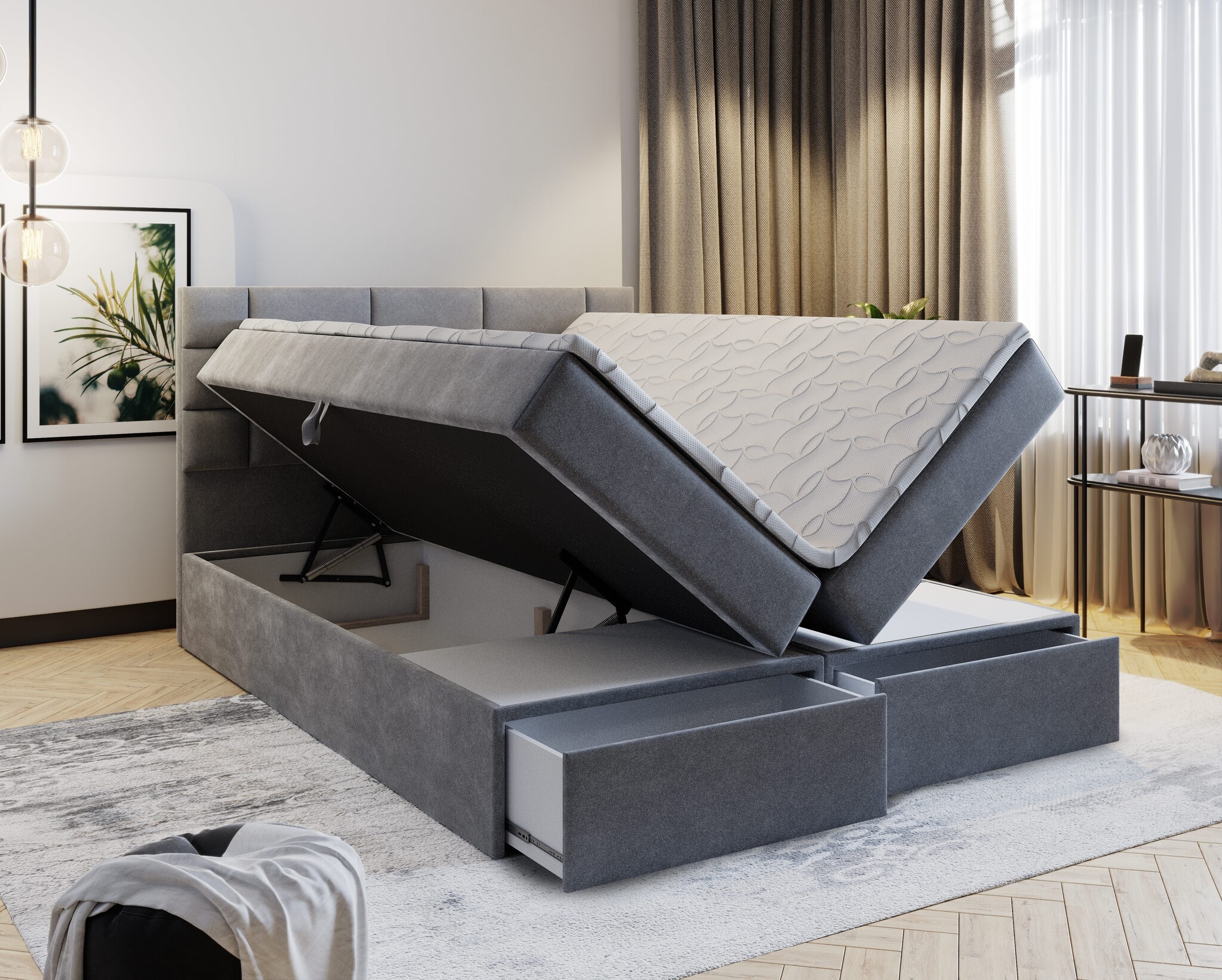 Opbergboxspring Black Friday met Lade