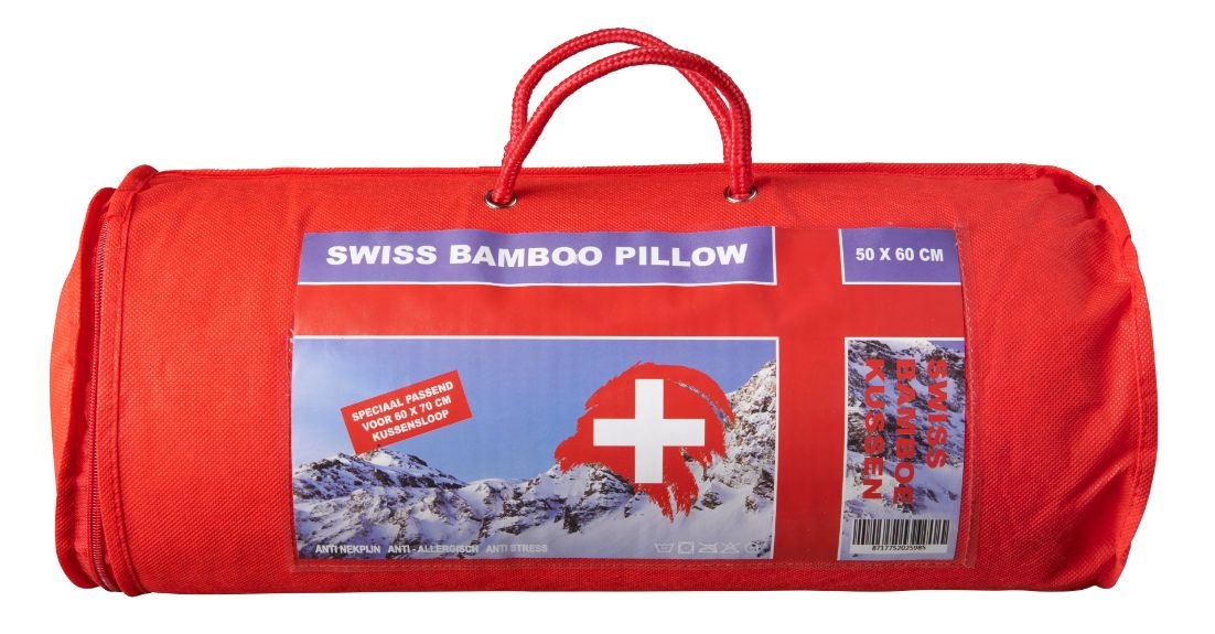 Swiss Bamboo Pillow | Visco Gel Chips (memory foam)