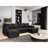 U-Bank Kos - Universeel - Slaapbank met opbergruimte - Zitcomfort Stevig