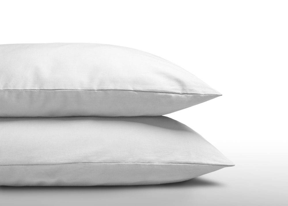 Kussensloop Katoen Wit 60x70 cm | 2 stuks