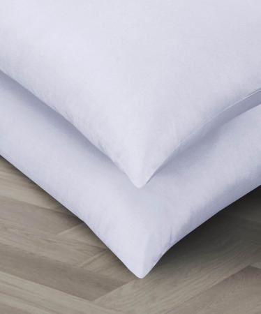 Kussensloop Katoen Wit 60x70 cm | 2 stuks