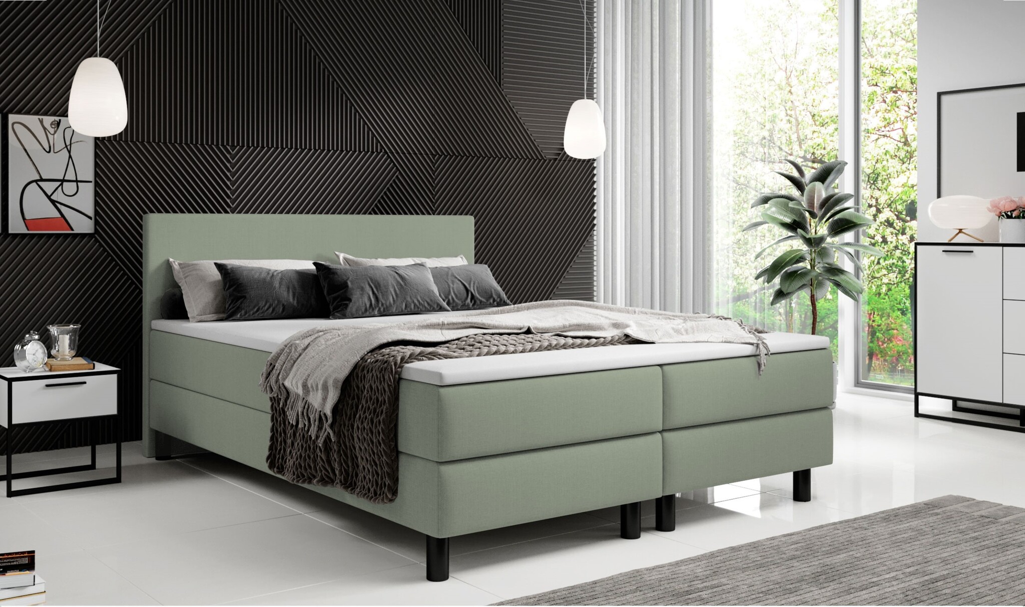 Boxspring Bonnie in de Outlet van Beddenbriljant
