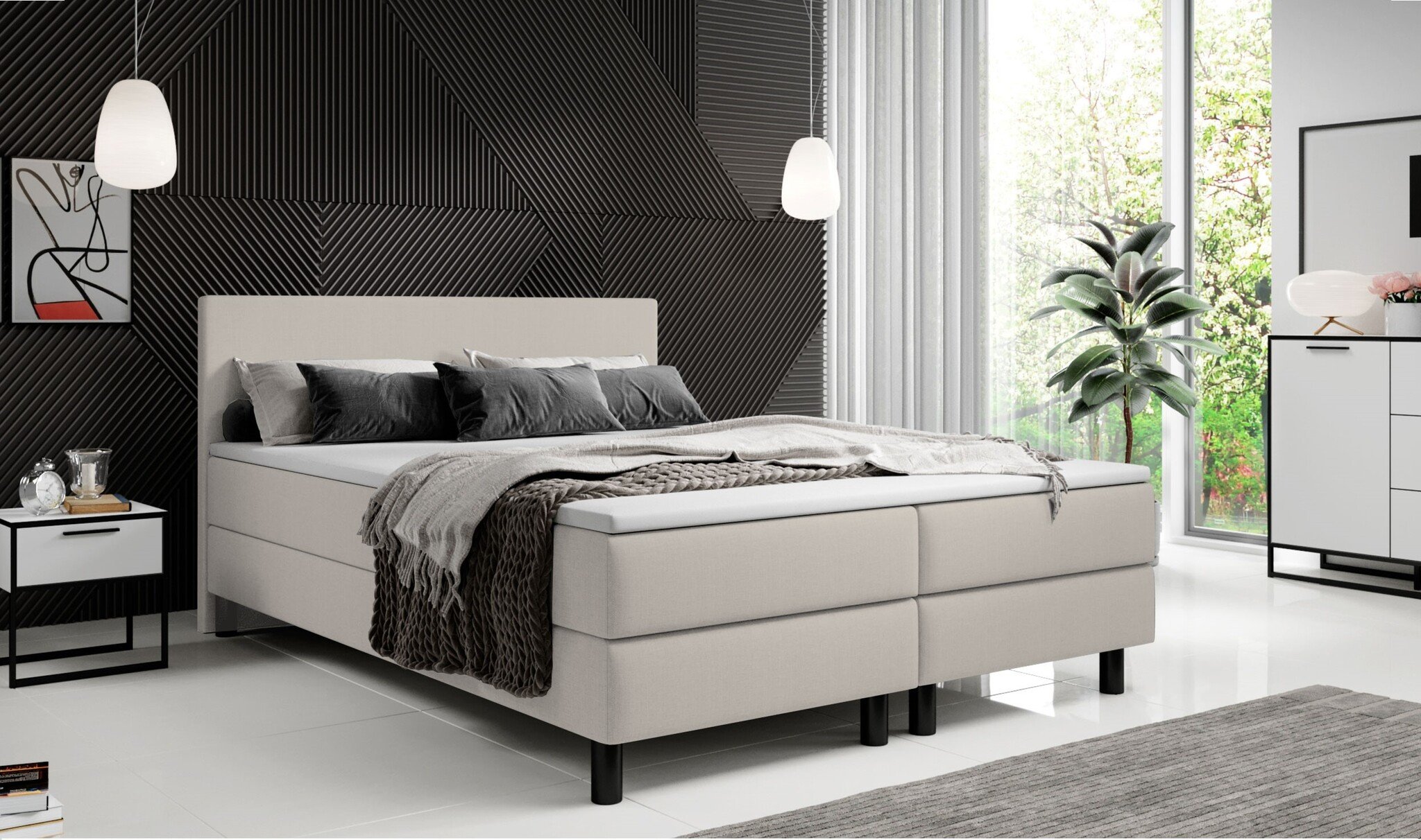 Boxspring Bonnie in de Outlet van Beddenbriljant
