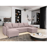 U-Bank Kos - Universeel - Slaapbank met opbergruimte - Zitcomfort Stevig