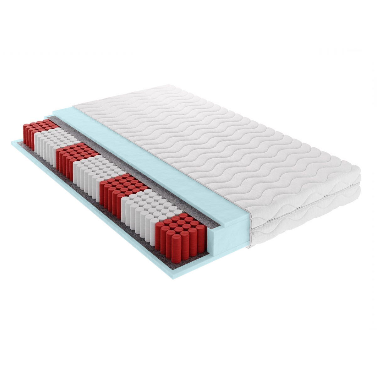 Matras Pocketvering Hybride 21 tot 25 cm - Stel zelf samen