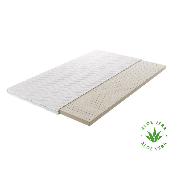 Topmatras Latex - Aloë vera tijk - 5 en 7 cm