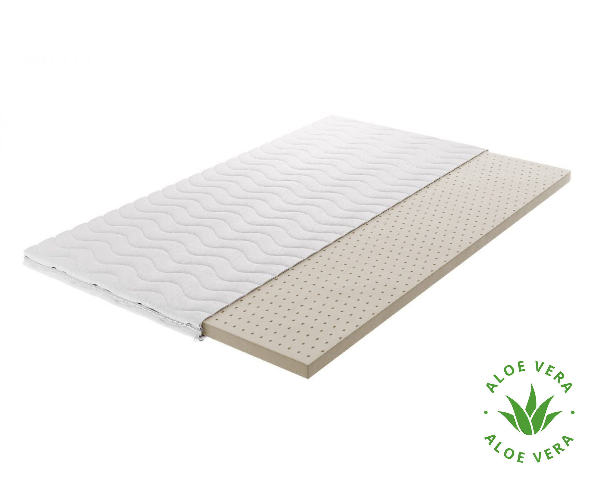 Topmatras Latex - Aloë vera tijk - 5 of 7 cm