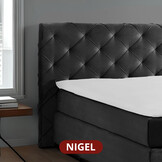 Vaste Boxspring - Incl. Antislip matrassen - Stel zelf samen