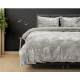 Crushed Velvet Metallic Silver