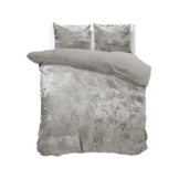 Crushed Velvet Metallic Silver