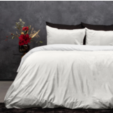 Velvet Uni Dekbedovertrek Wit