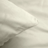 Velvet Uni Dekbedovertrek Creme